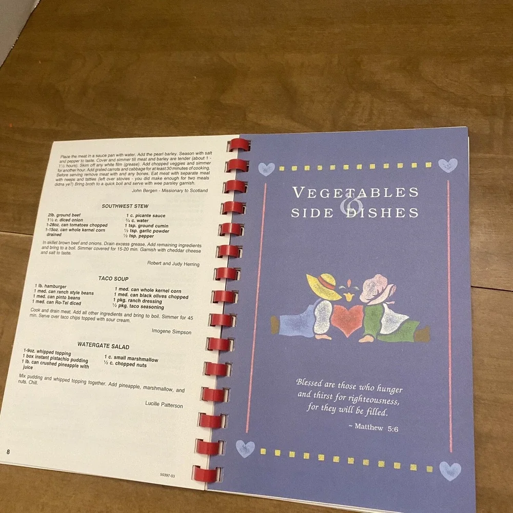 Taste And See Cookbook Fellowship Baptist Church Pampa Texas 2003 Morris Press
